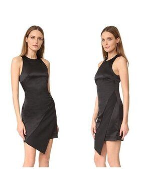 AQ/AQ Peyton Sleeveless Mini Dress Asymmertrical